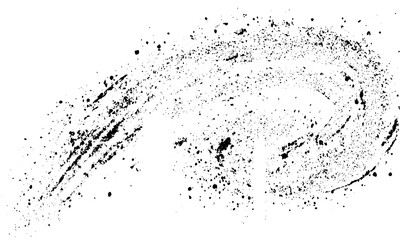 Abstract spray paint arrow with rough graffiti design
Curved grunge arrow with dripping spray paint texture