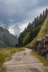 Fototapeta premium mountain road in the mountains