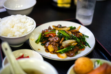 レバニラ_白いご飯