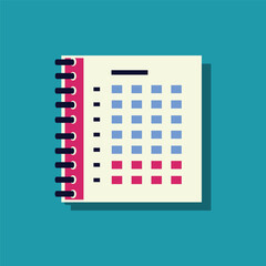 Notebook Vector Illustration