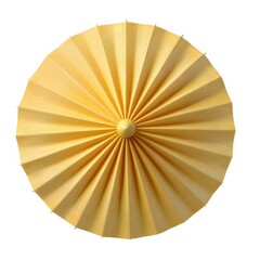 黄色い和傘の俯瞰図