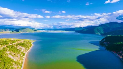 Napa Lake Shangri La Yunnan Highlands 4K Timelapse