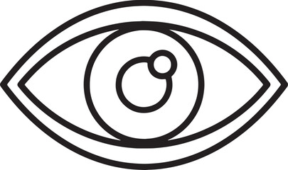 Email Eye Icon Vector Illustration Symbol Design Concept