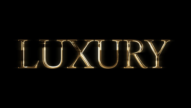 Luxury Gold Title