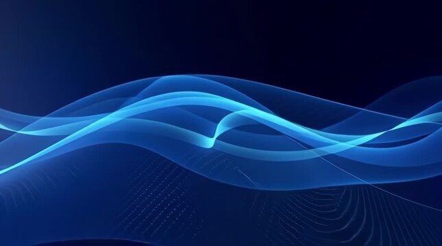 abstract wave blue Technology IT background