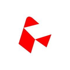 red paper plane, box and plane icon, paper logo, plane logo, travel logo, ecommerce logo, abstract logo