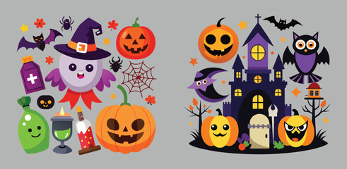 halloween ghost vector illustration