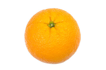 Orange Clipping Path. Ripe orange fruit isolated on white background with clipping path.