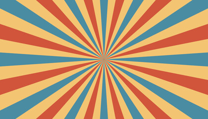 Retro Vintage Sunburst texture sunrays background 