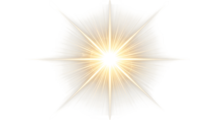 Bright Starburst Light Effect with Golden Rays Keywords: starburst, light, glow, bright, flash