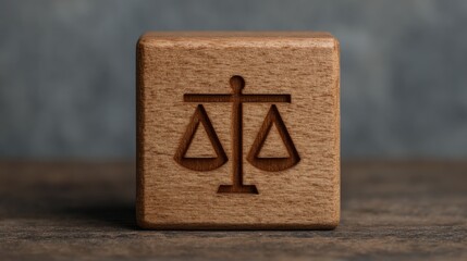 Implementing corporate compliance rules with law icon wooden block a guide to adcc standards in business environments