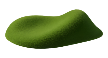 Smooth Green Textured Organic Shape green shape smooth texture