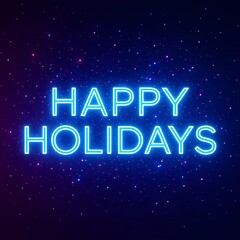 Obraz premium Cyber Holiday Greeting