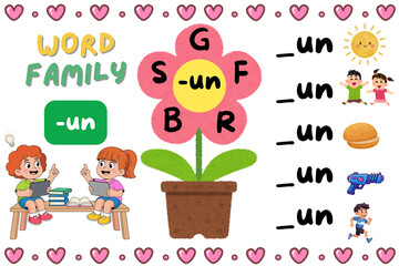 Engaging Educational Activity for Learning the '-ot' Word Family, Perfect for Developing Early Literacy and Phonics Skills in Young Children