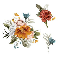 Elegant floral bouquet of yellow roses, capturing the beauty of nature with a delicate design and vibrant blossom