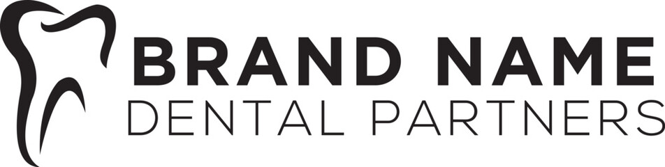 dental medical logo design. dental vector logo inspiration