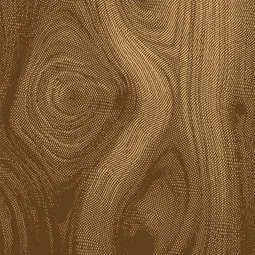 Wooden background, line drawing style.
