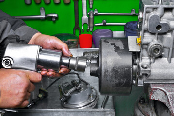 diesel engine fuel pump repair fuel pump drive installation large mince