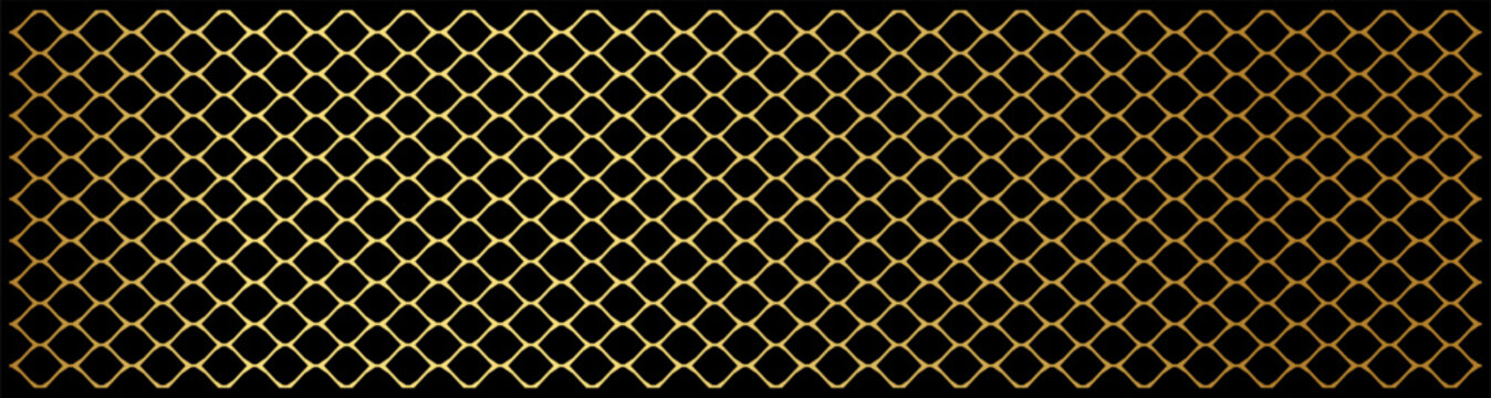 Golden mesh seamless pattern vector texture for wab. teel wire chain link fence seamless pattern. grille fence background,Chain-link mesh fence. EPS 10	