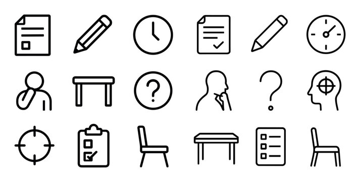 IQ Test Icons