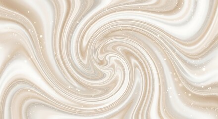 Swirling beige gradient background with glittering speckles effect