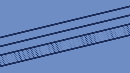A light blue background with dark blue diagonal stripes and a dotted stripe across the middle area