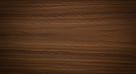 Obraz premium Detailed close-up background of natural dark brown wood grain texture showing prominent vertical lines and annual growth rings ,backdrop ,rough ,woody