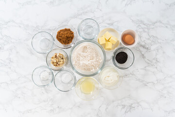Lemon poppy seed muffins garnished with almond slivers
