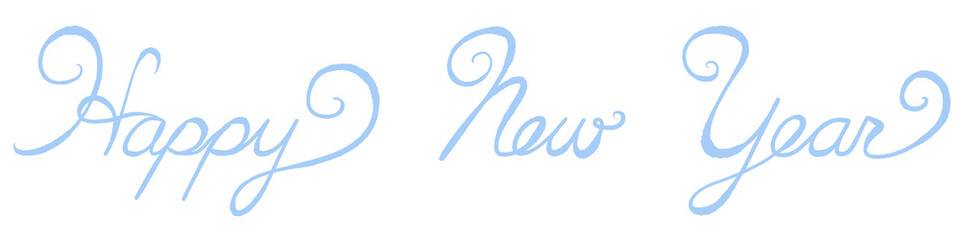 文字素材　Happy New Year
