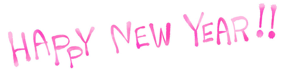 文字素材　HAPPY NEW YEAR