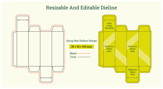 packaging dieline templates, packaging dieline, dieline, box packaging dieline, die line design.