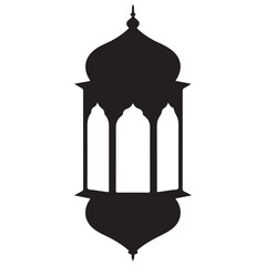 Islamic lamp symbol for Ramadan and Eid celebration vector art

