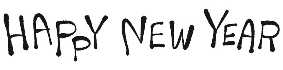 文字素材　HAPPY NEW YEAR