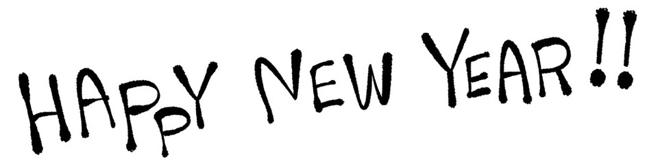 文字素材　HAPPY NEW YEAR