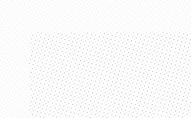 Abstract halftone dot pattern on a transparent background.