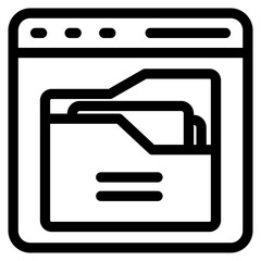 Digital File Icon For Design Elements