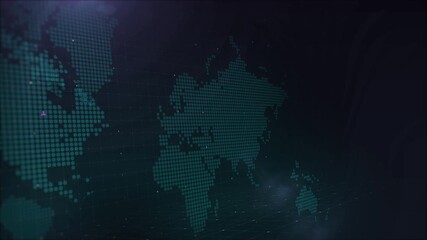 Abstract representation of global financial market data with digital elements and data visualization concepts - Powered by Adobe