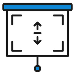 Presentation Slide Icon For Design Elements