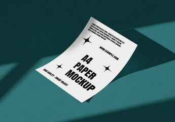 Flyer Mockup Template for Promotional Design