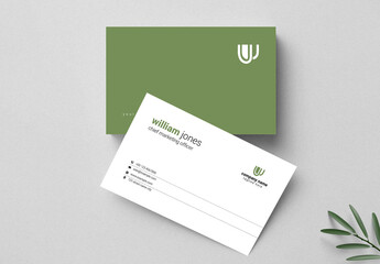 Minimalist Business Card Layout
