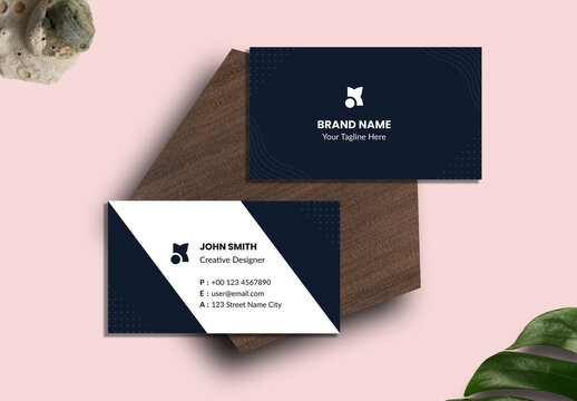 Modern Business Card Template Layout