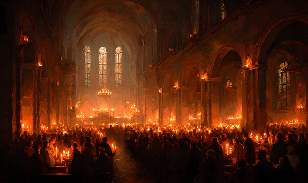 All Saints' Day with church services and candlelight vigils on November 1st