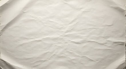 Detailed texture of crumpled white paper with shadows ideal for graphic design