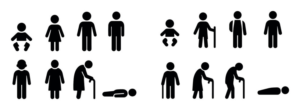 Human Life Cycle Icons