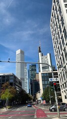 Modern City Location Frankfurt Germany 