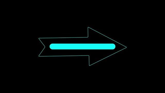 Loading - circle Modern loading animation. Circular loading indicator , loading and buffering icon animation-looped . 4k video.