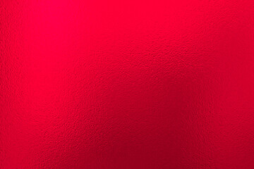 Lustrous Red Foil Texture Background - Wrinkled Shiny Metallic Surface for Holiday, Love, and Passion Designs