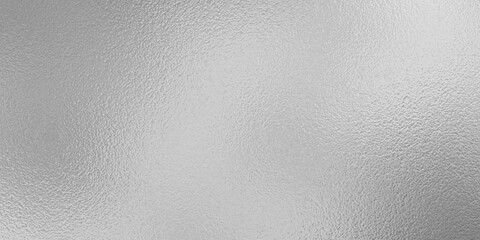 Clean Silver Foil Texture Background - Wrinkled Shiny Metallic Surface for Modern and Minimalist...