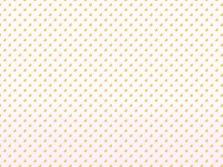 ミルキーピンクのハートドット背景｜バレンタイン・結婚・出産カード用ー清潔感のある淡いグラデーション。かわいい印象の小さなハート柄で、ギフトや招待状、メッセージカード、サンキューカードなど幅広く使えるテンプレート素材。