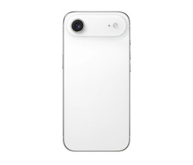 iPhone 17 Air Cloud White, back view.
